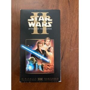 Star Wars Episode II Attack of the Clones VHS 2002 THX Digitally Mastered Lucas